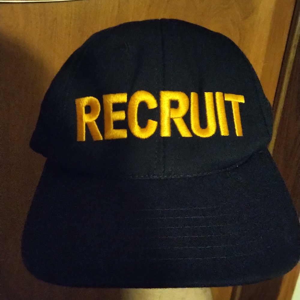 "Recruit" snapback baseball cap made in usa